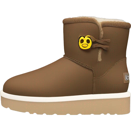 ugg ultra mini platform emoji