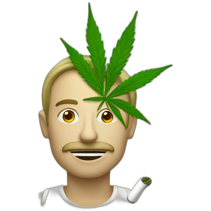 Cannabis smoker emoji