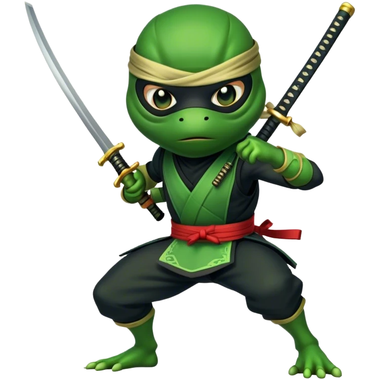 Ninja frog emoji