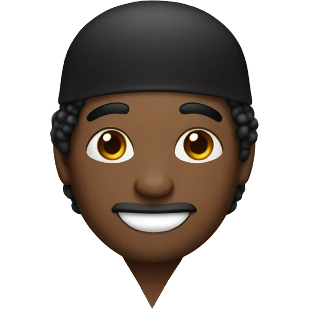 A Black Jew in a kippah emoji