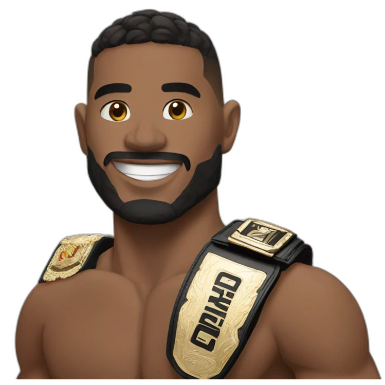 UFC champion belt emoji