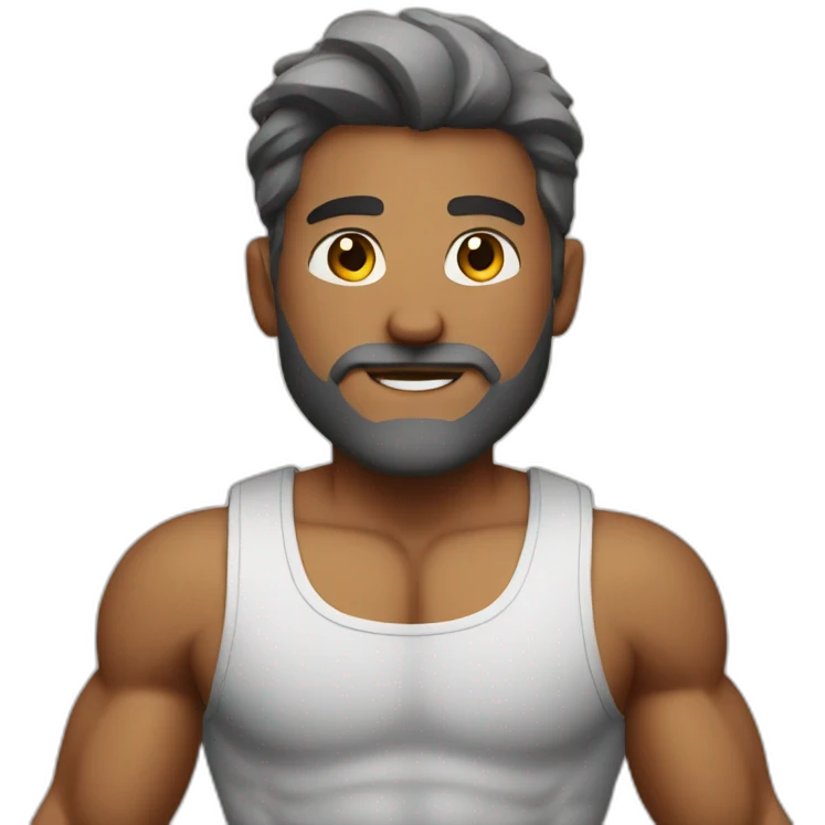 Muscular male  emoji