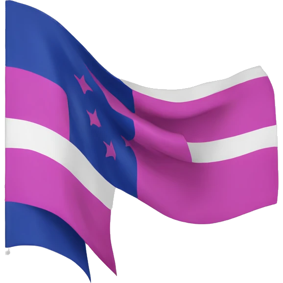 A bi flag emoji