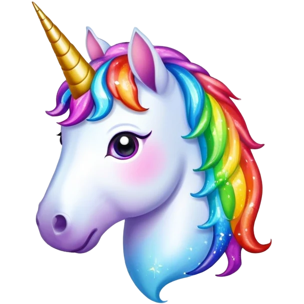 unicorn pooping emoji
