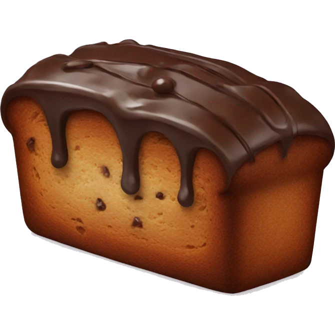 Chocolate banana bread emoji