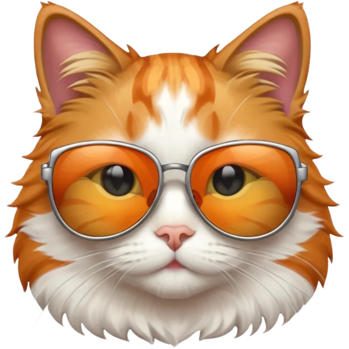 Cat wearing sunglasses emoji