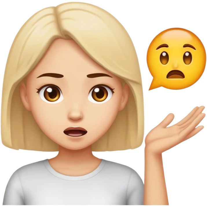 Girl Debating emoji