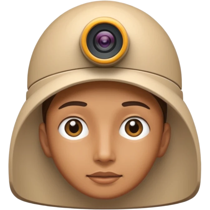 Top right corner image add a dome camera on top emoji