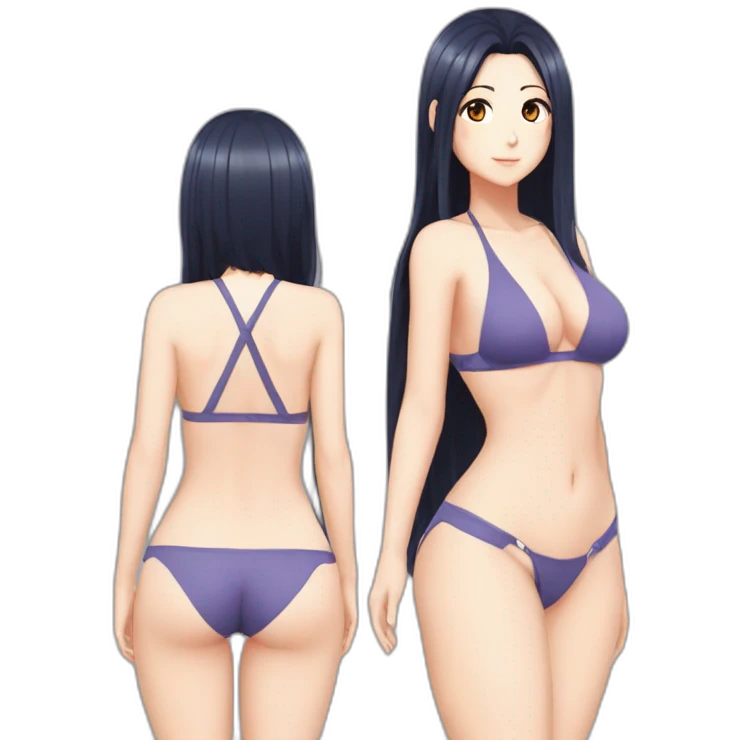 hinata hyuga full body pawg micro bikini back focus emoji