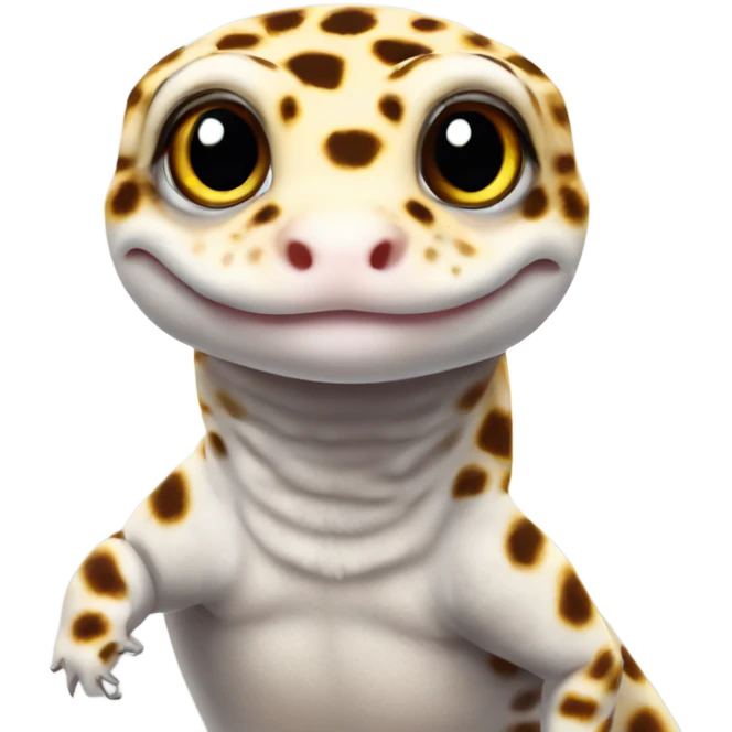 leopard gecko White emoji