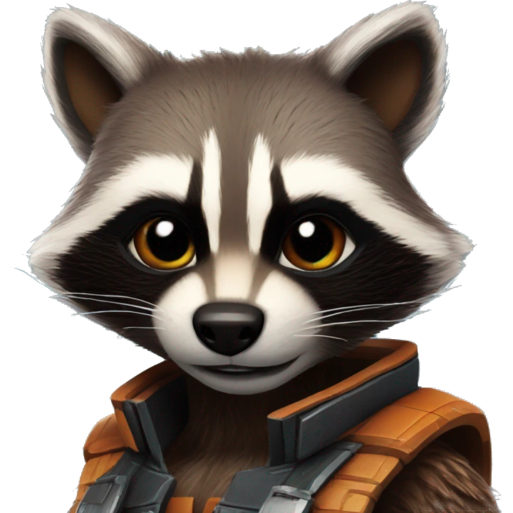guardians of the galaxy racoon emoji