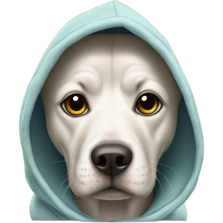 Dog in a hoodie emoji