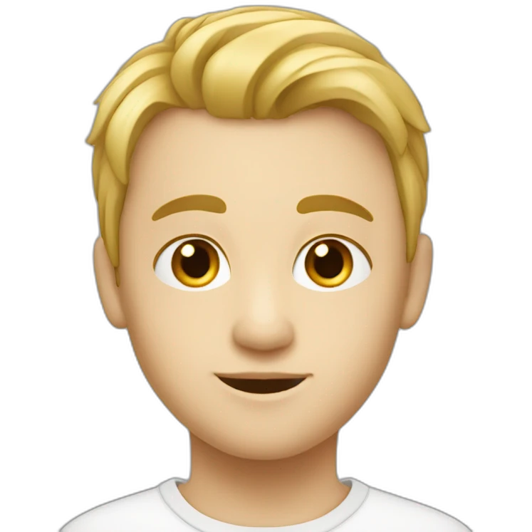Un garçon blanc emoji