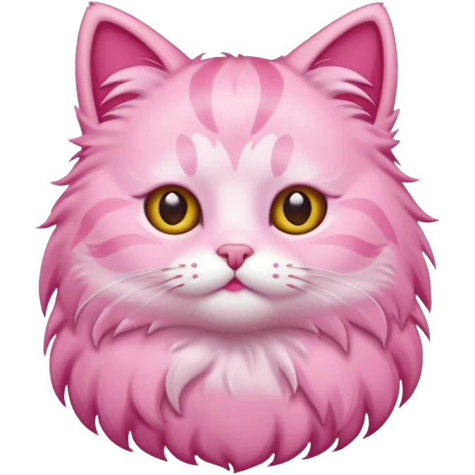 a cute pink cat sticker unlocked  emoji