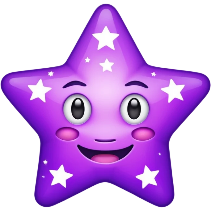 The word "banger" surrounded by purple stars emoji