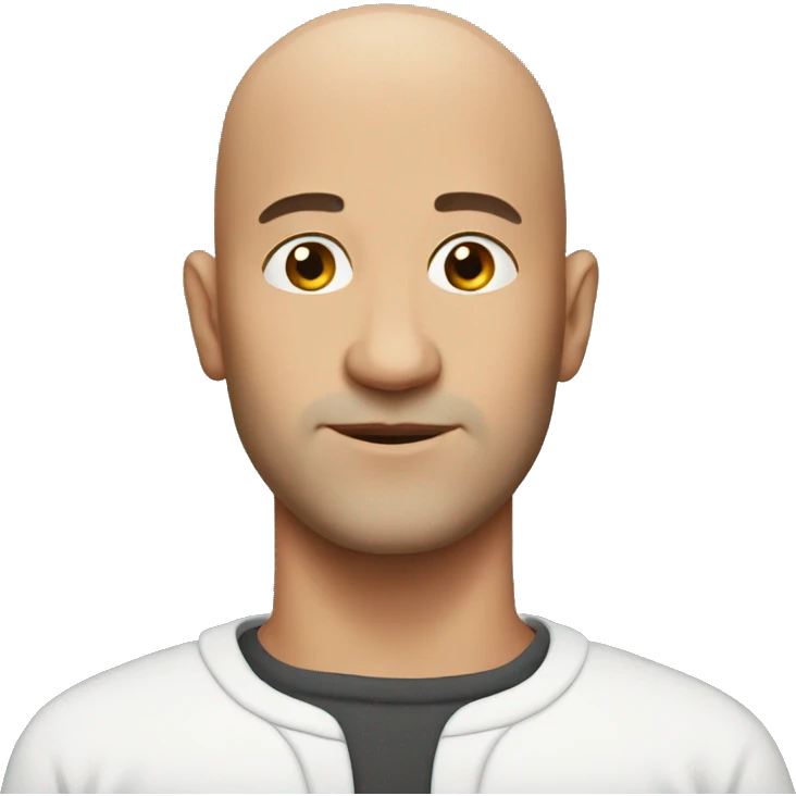Bald man  emoji