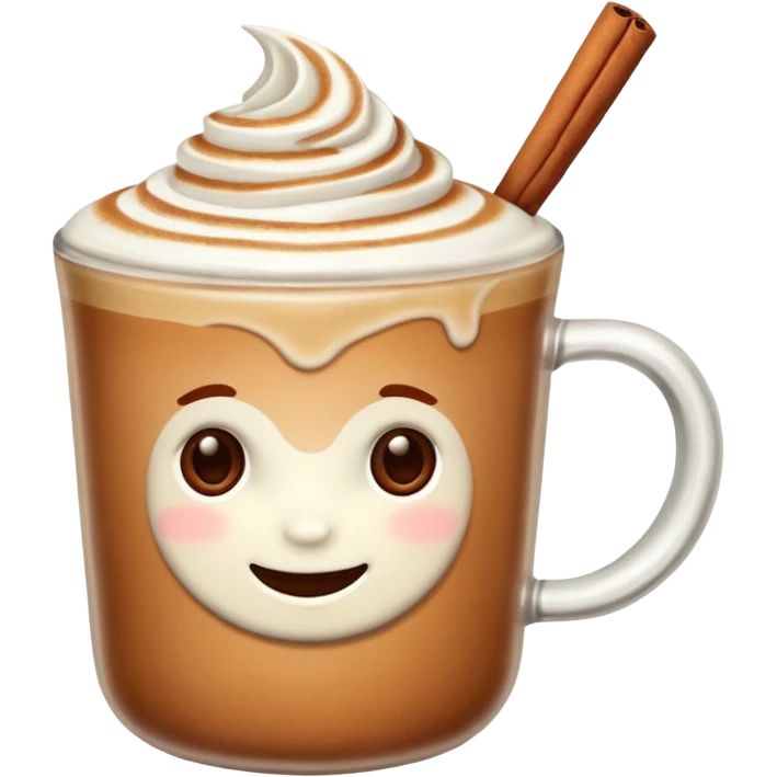 Cinnamon latte emoji
