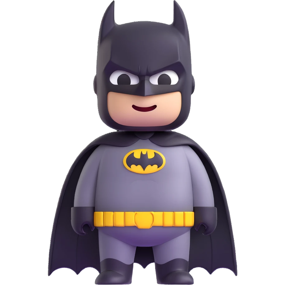 Batman character, 3D emoji style emoji