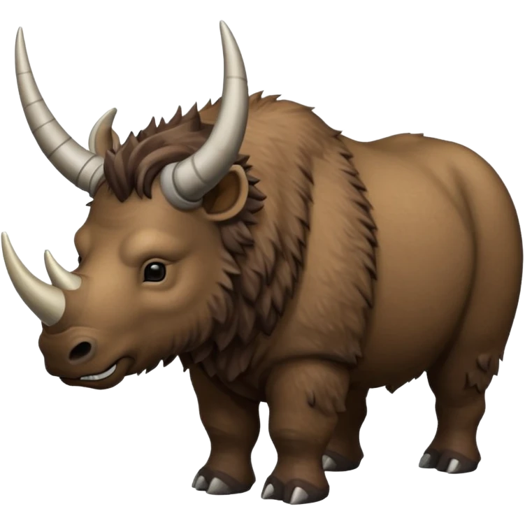 woolly rhino emoji