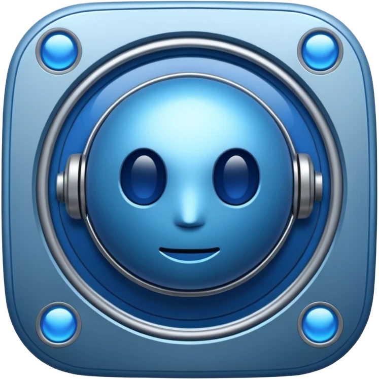 blue spacecraft emoji