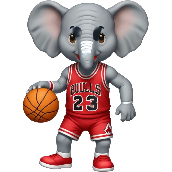 Elephant basketball michael jordan emoji