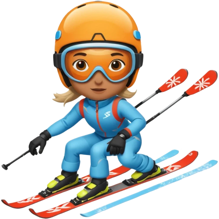A person is skiing on the snow
person emoji