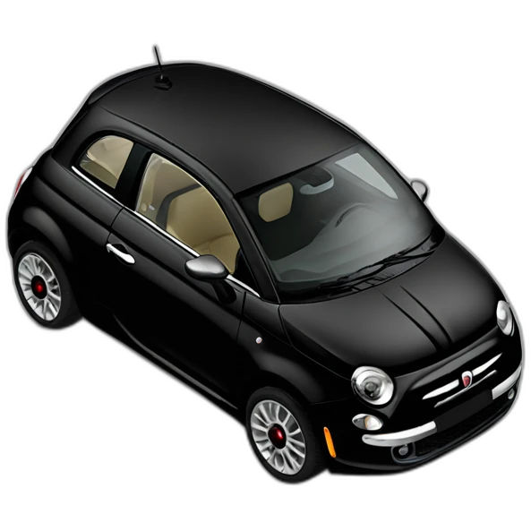 black 2010’s fiat 500 emoji