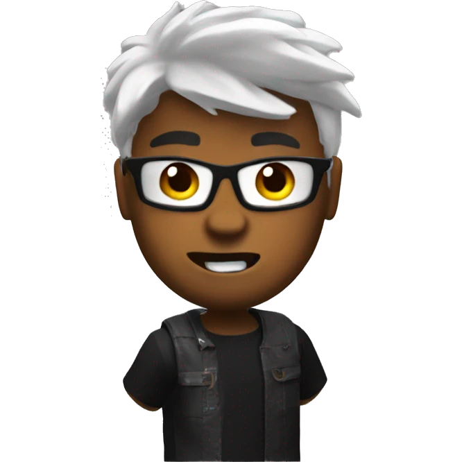 Roblox avatar playing dti emoji