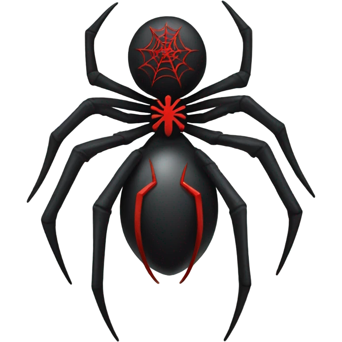 gothic spider with red cross emoji