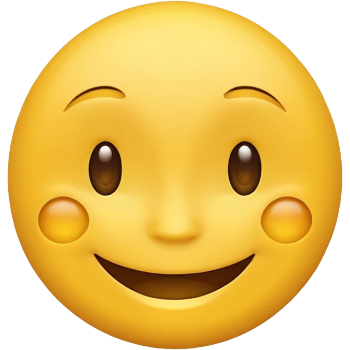 Normal happy face emoji