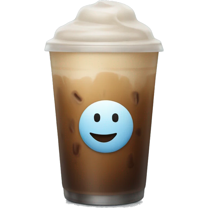 Ice coffee emoji