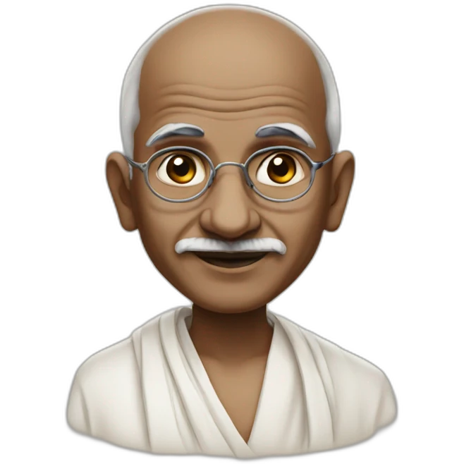 Gandhi emoji
