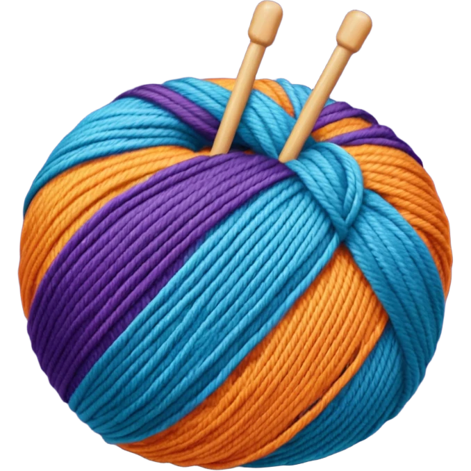 knitting art emoji