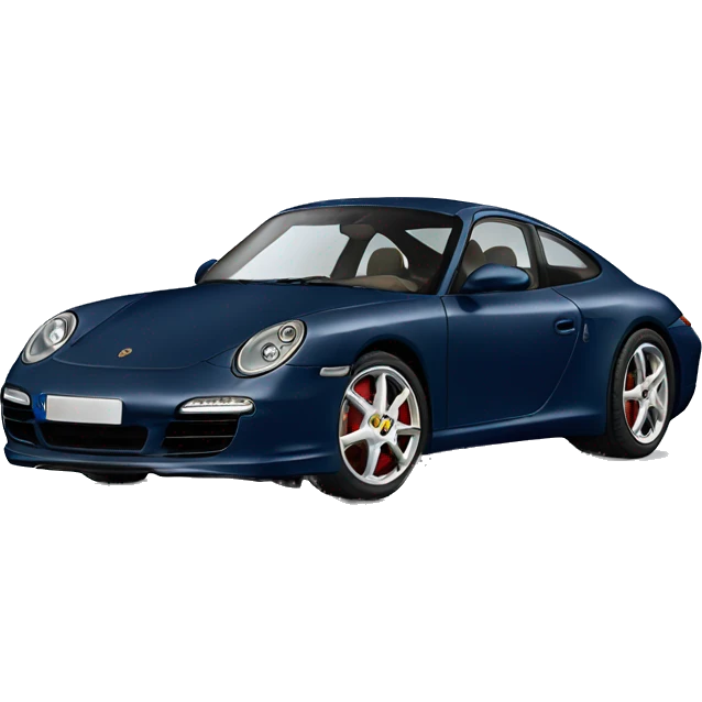 Navy blue porsche  emoji