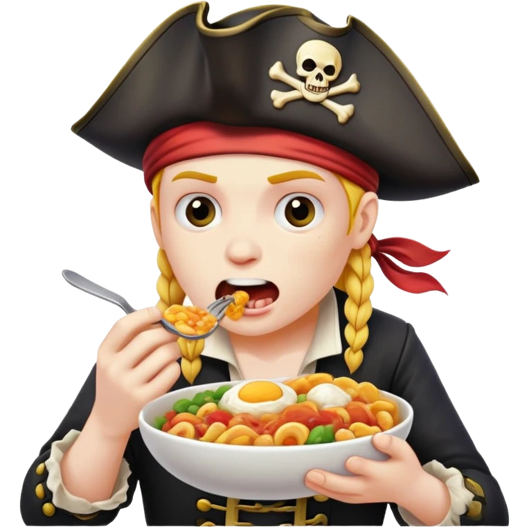 Pirates eating surstroming emoji