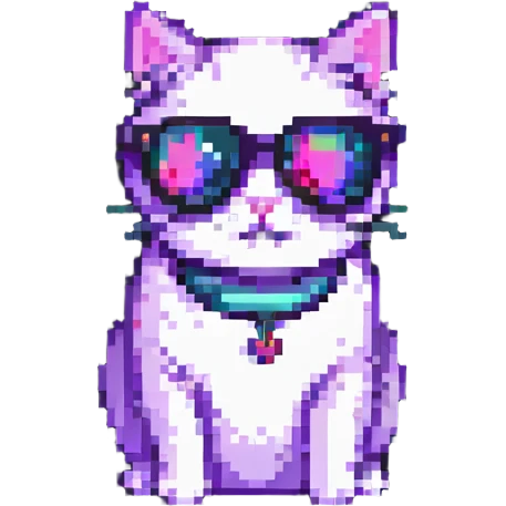 Cat wearing sunglasses emoji