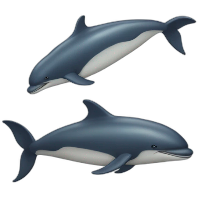 Dauphin sûr baleine emoji