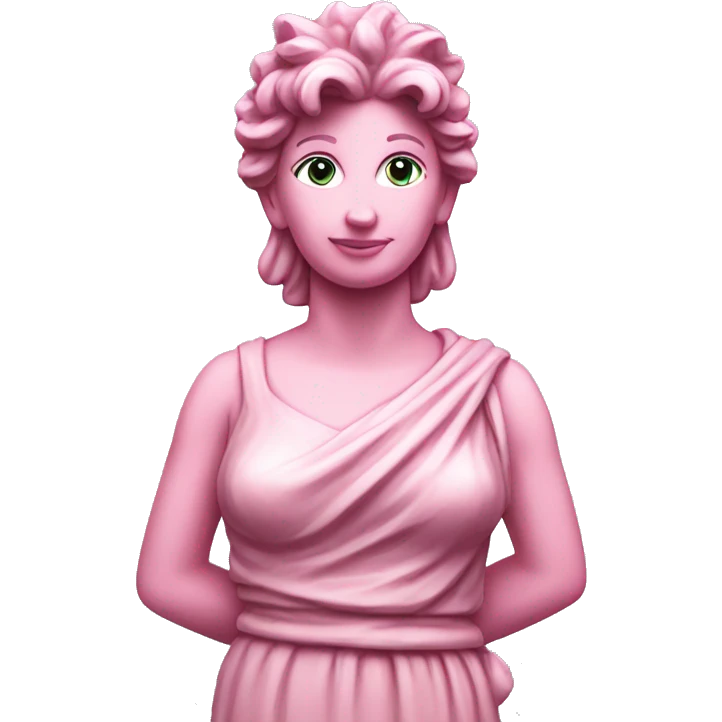 pink liberty statue emoji