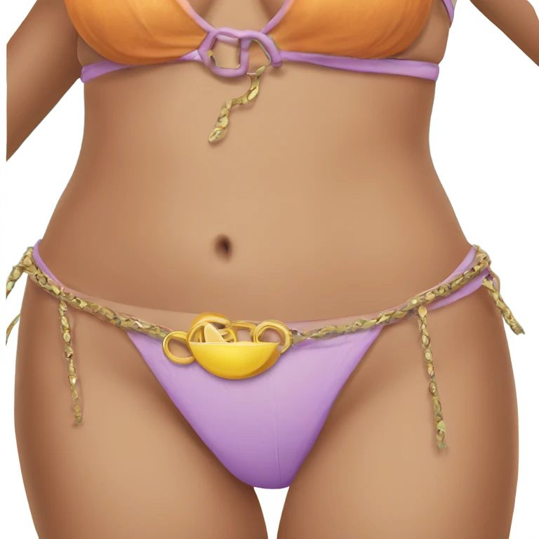 bikini with bracelets  emoji