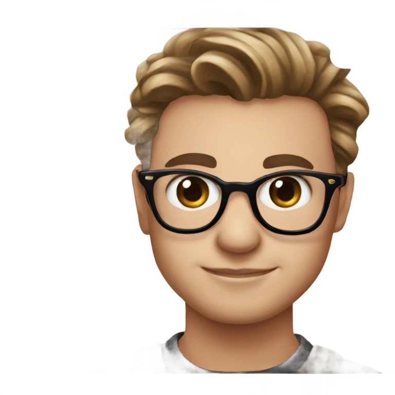 Instagram profile in iphone’s screen  emoji