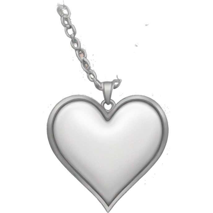 Heart shaped necklace  emoji