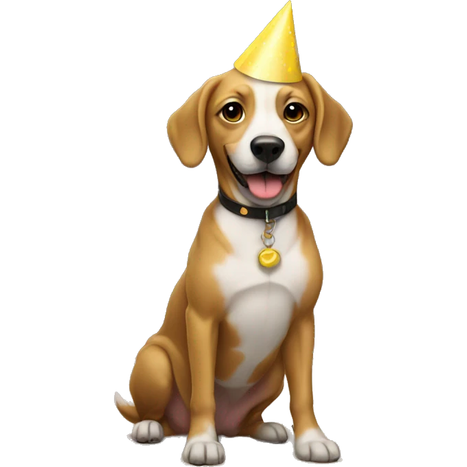 Party dog emoji