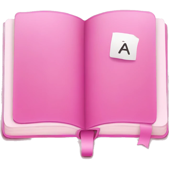 pink agenda emoji