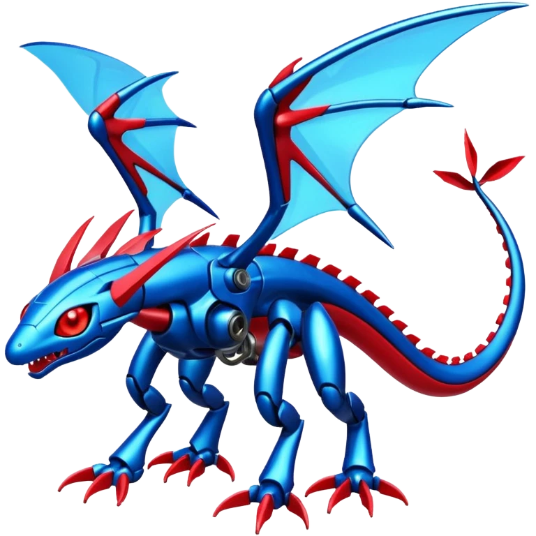  Cool Shiny Digimon-Fakemon-Salamence-Flygon-Mecha full body emoji