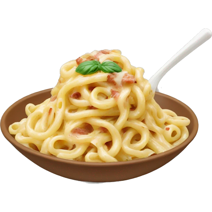 Buldak carbonara noodles emoji