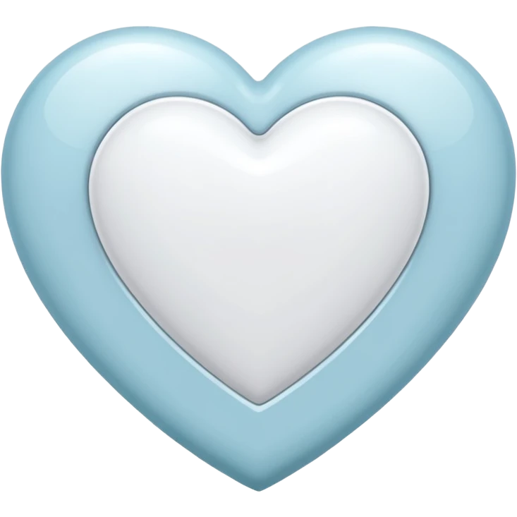 White heart emoji