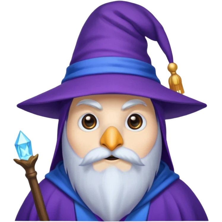 Penguin Wizard emoji