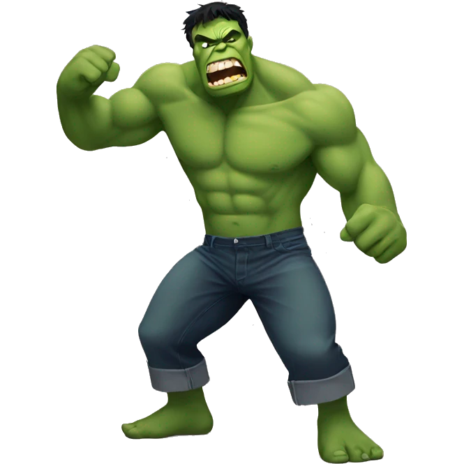 Dancing hulk emoji