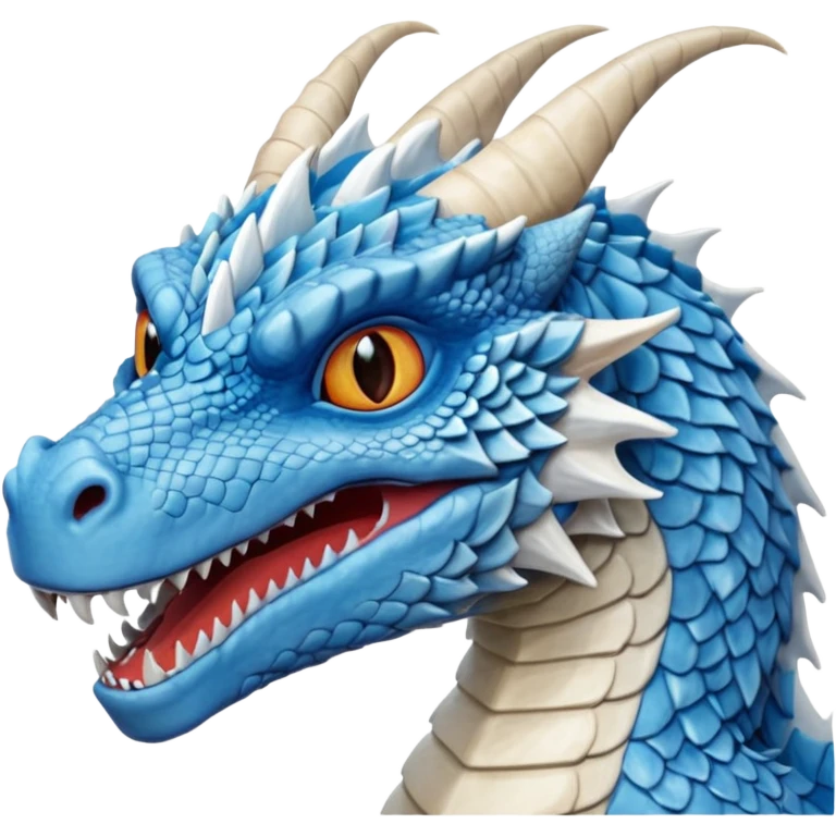 Viserion from Games of throne character face only front face emoji