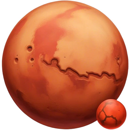 mars planet simple emoji